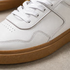 Lehman Leather Sneakers - White - color block sneakers - Brondals - Image 4