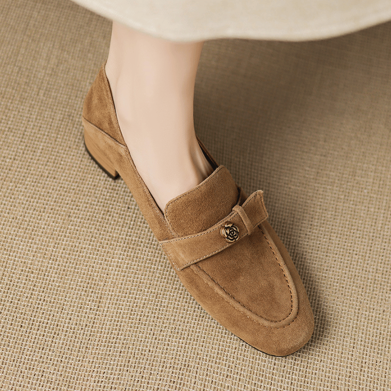 Felicity Genuine Suede Loafers