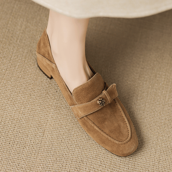 Felicity Genuine Suede Loafers