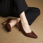 Tacones de cuero genuino Veyra