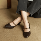 Tacones de cuero genuino Luvira