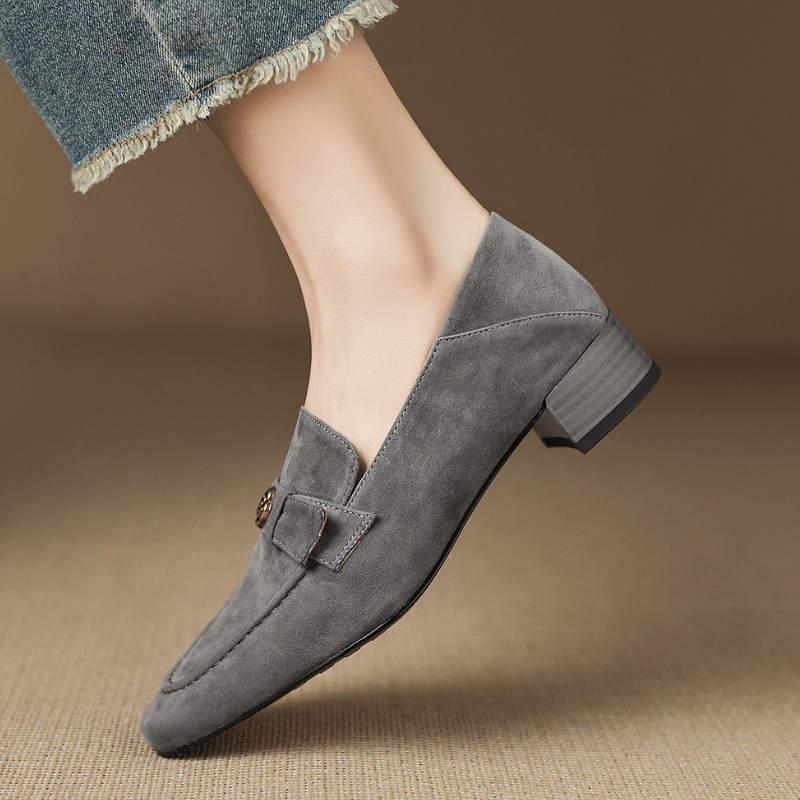 Felicity Genuine Suede Loafers