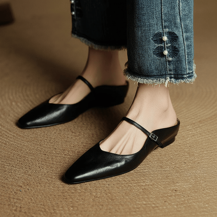 Verona Genuine Leather Mules