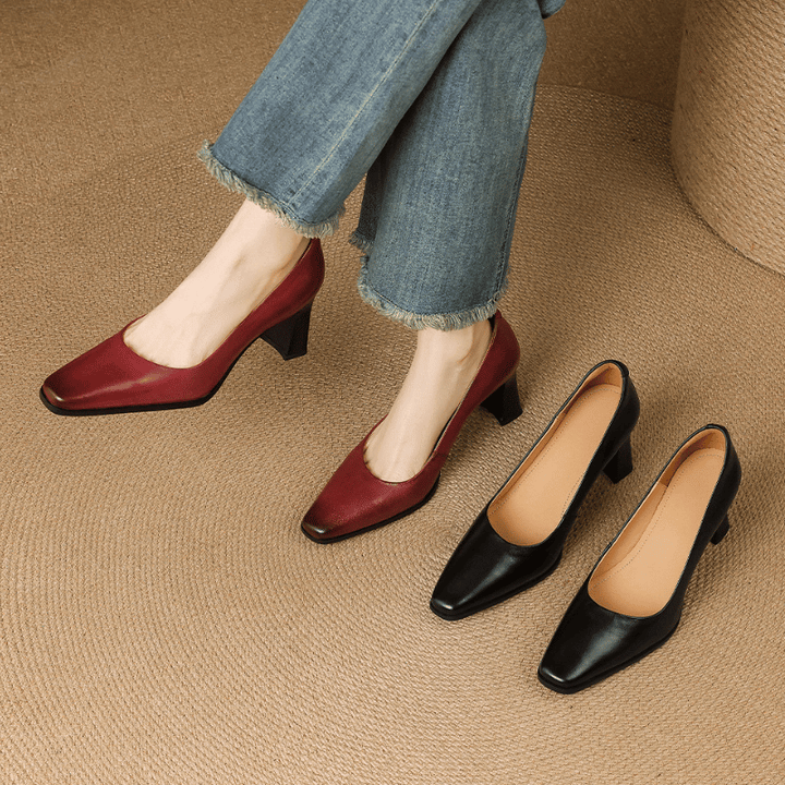 Lunelle Genuine Leather Heels