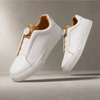 Jenson Leather Sneakers - White - leather sneakers - Brondals - Image 3