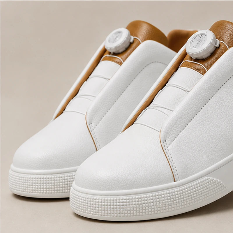 Jenson Leather Sneakers - White - genuine leather - Brondals - Image 4