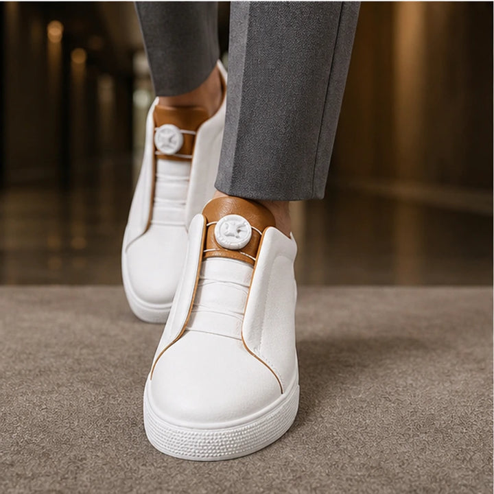 Jenson Leather Sneakers - White - casual shoes - Brondals - Image 6