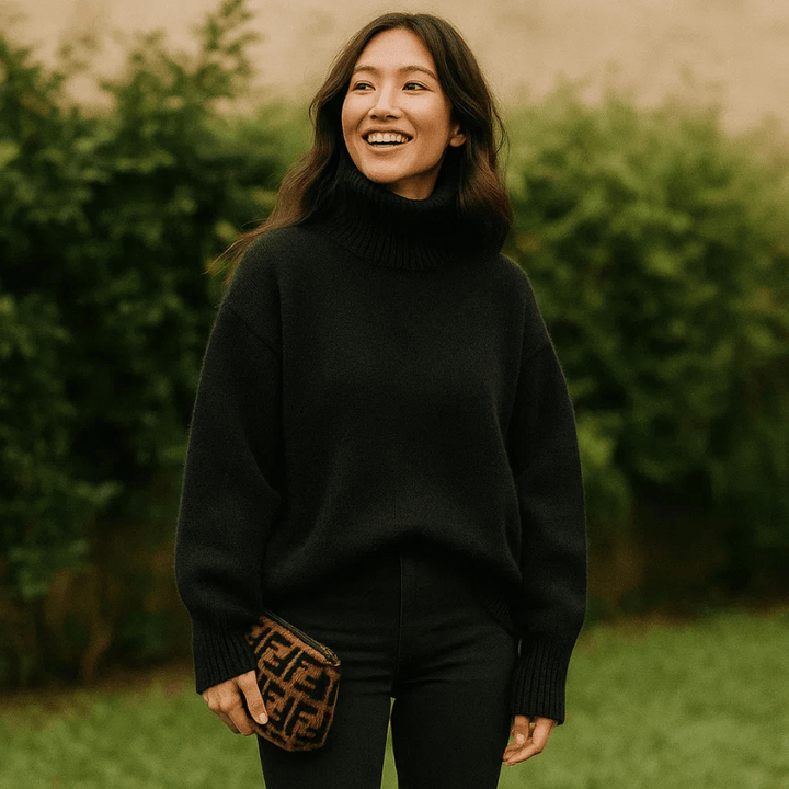 Aurova Cashmere Turtleneck Sweater