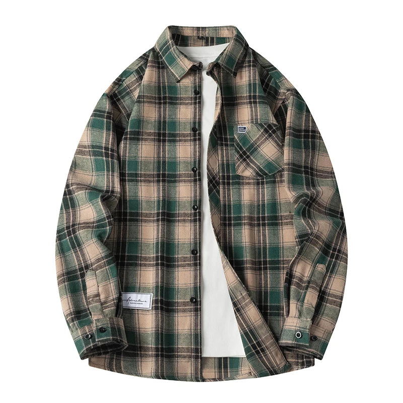 Plaid Pioneer Flannel Shirt