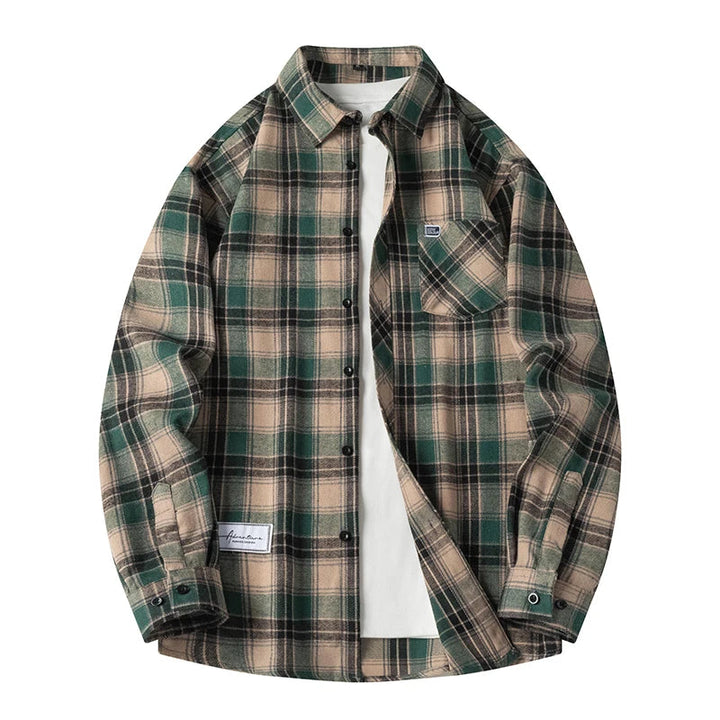 Plaid Pioneer Flannel Shirt