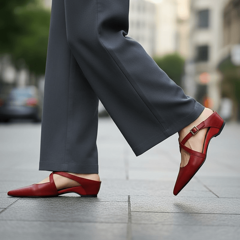 Selina Genuine Leather Mules