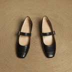 Zapatos Mary Janes de cuero genuino Constella