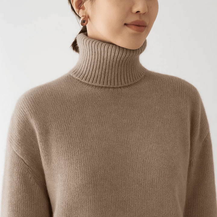 Aurova Cashmere Turtleneck Sweater