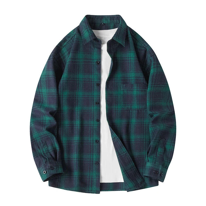 Plaid Pioneer Flannel Shirt