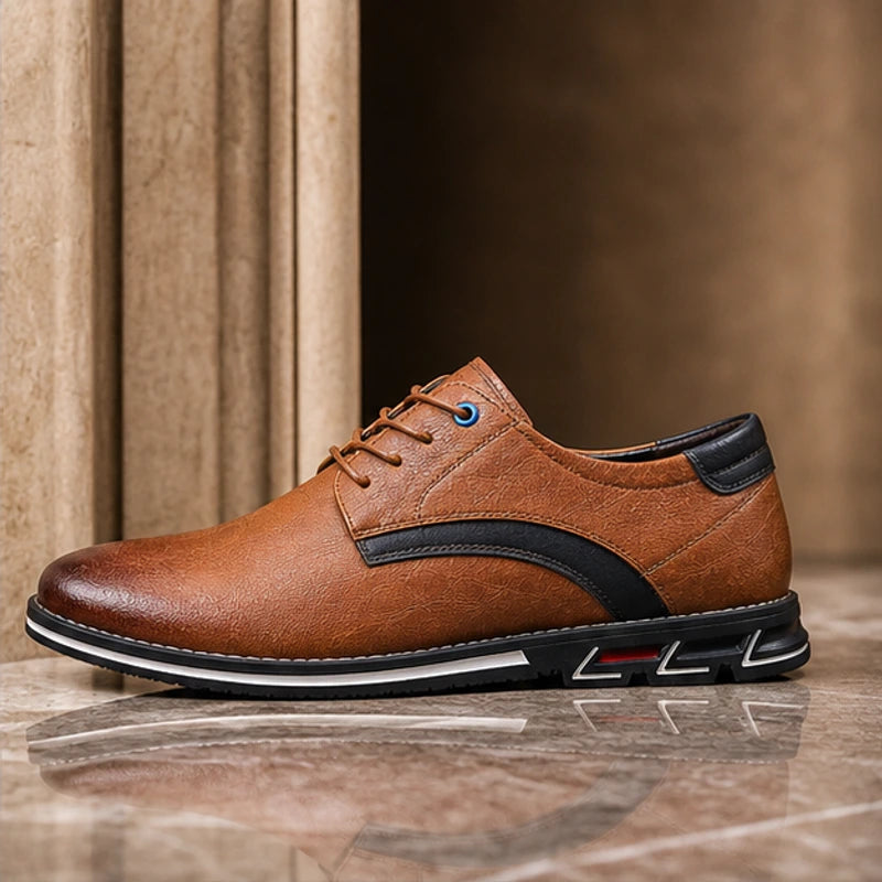 Regent Genuine Leather Shoes - Caramel - mens shoes - Brondals - Image 2