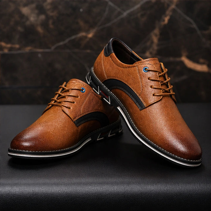 Regent Genuine Leather Shoes - Caramel - dress shoes - Brondals - Image 4