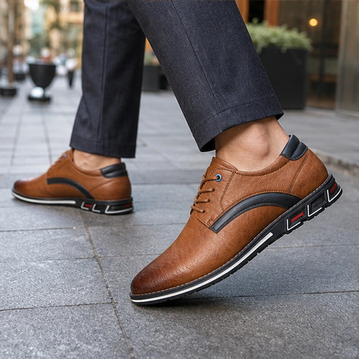 Regent Genuine Leather Shoes - Caramel - casual dress - Brondals - Image 6