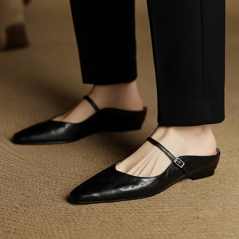 Verona Genuine Leather Mules