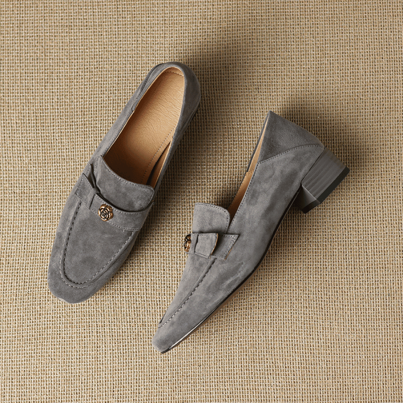 Felicity Genuine Suede Loafers