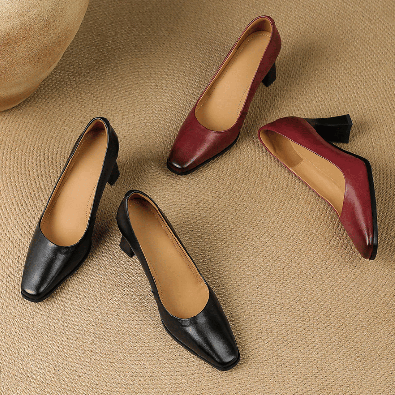 Lunelle Genuine Leather Heels