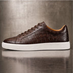 Monroe Leather Sneakers - Brown - leather sneakers - Brondals - Image 3