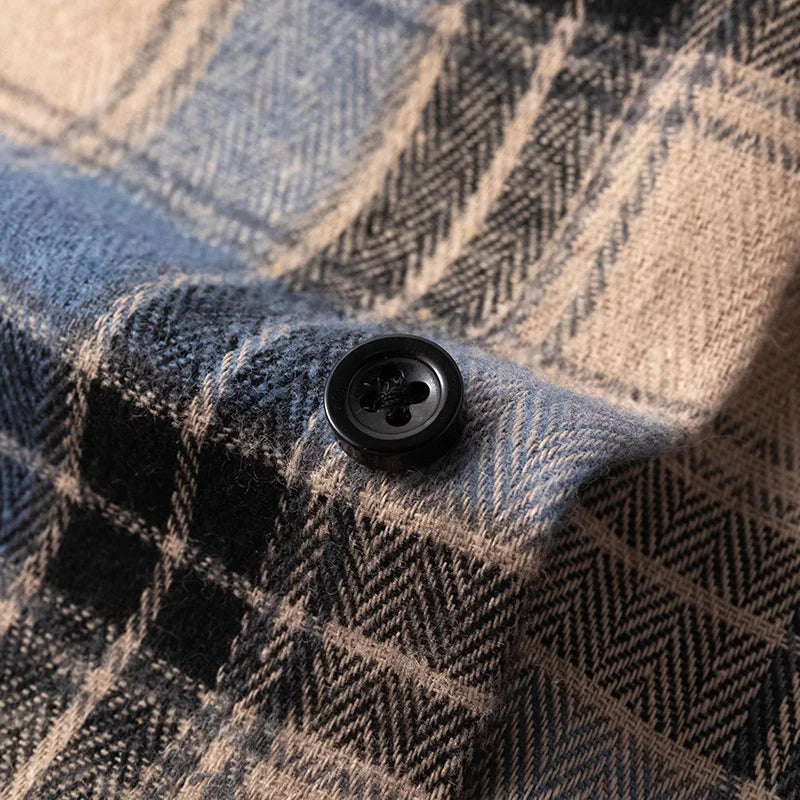 Plaid Pioneer Flannel Shirt