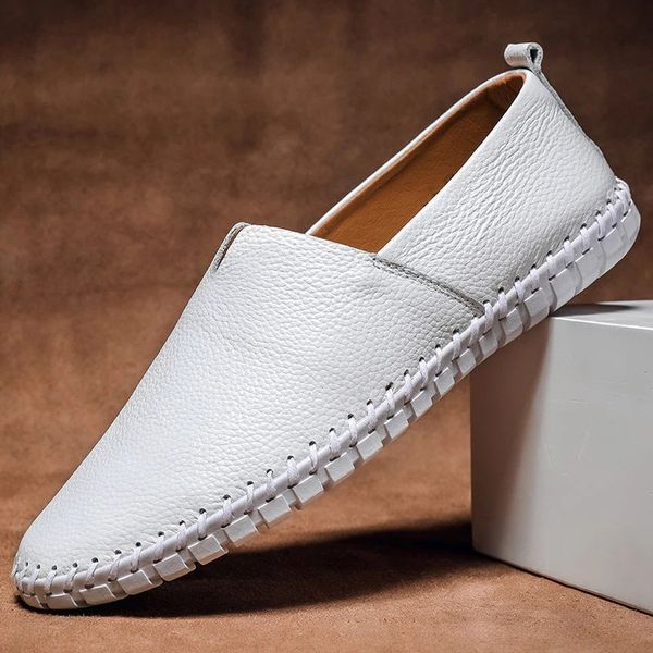 Mocasines de cuero granuloso Palermo
