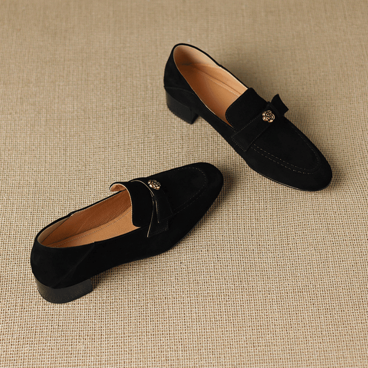 Felicity Genuine Suede Loafers
