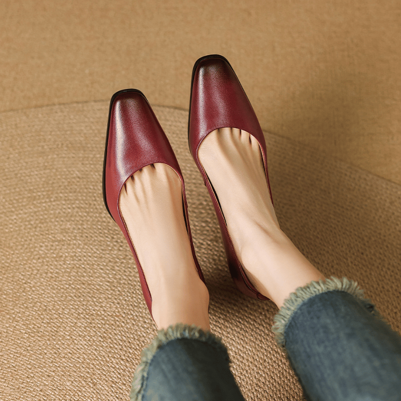 Lunelle Genuine Leather Heels