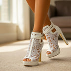 Tacones de encaje Elysira