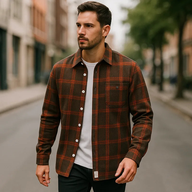Camisa de franela a cuadros Stonehaven