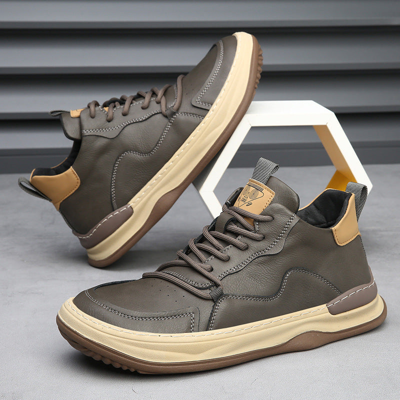 Dellava Italian Genuine Leather Sneakers - handcrafted shoes - Brondals - Image 16