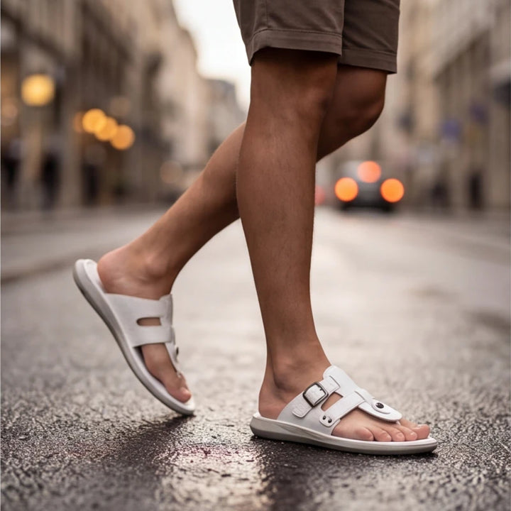Lariva Leather Sandals - White - summer sandals - Brondals - Image 6