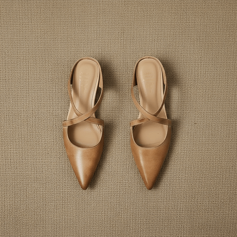 Selina Genuine Leather Mules