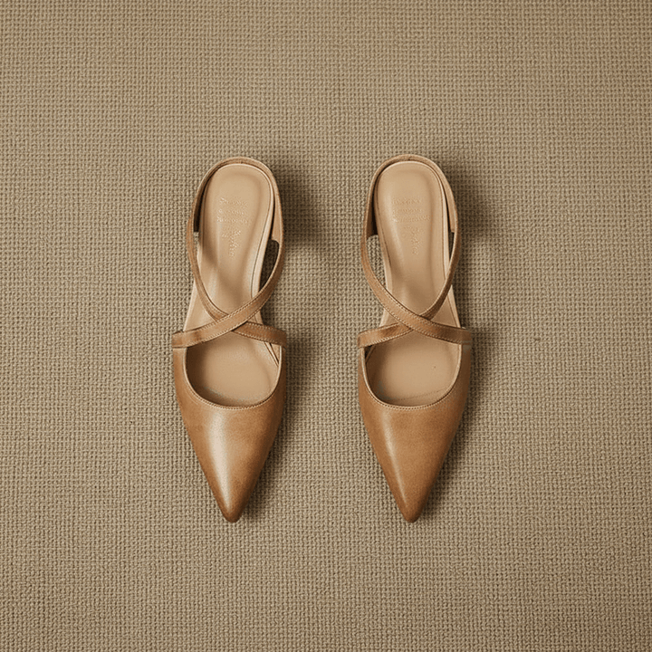 Selina Genuine Leather Mules