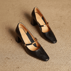 Tacones de cuero genuino Luvira