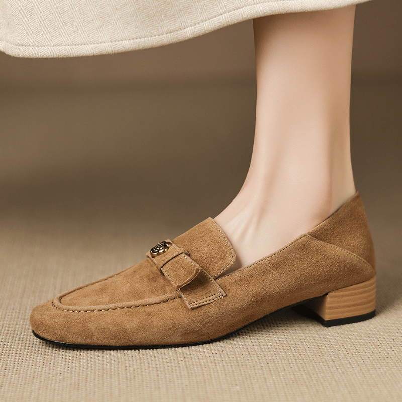 Felicity Genuine Suede Loafers