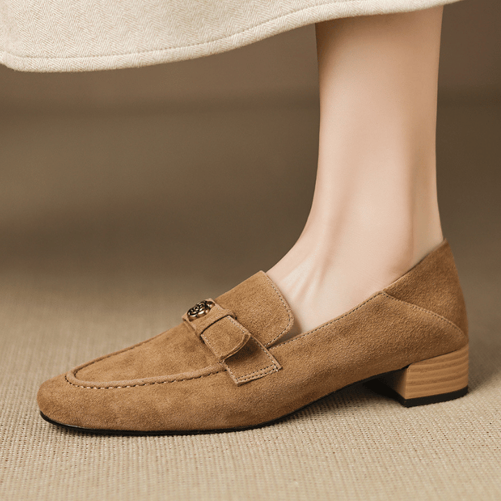 Felicity Genuine Suede Loafers