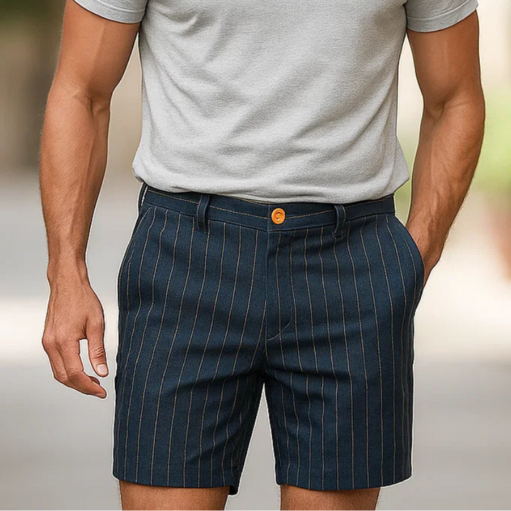 Strivano Pinstripe Shorts