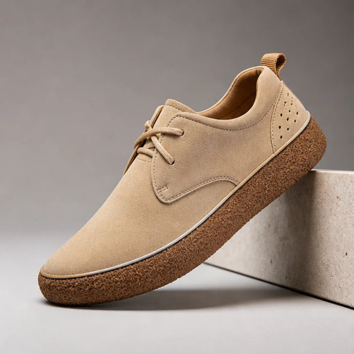 Farrington Suede Shoes - Khaki - Shoes - Brondals - Image 1