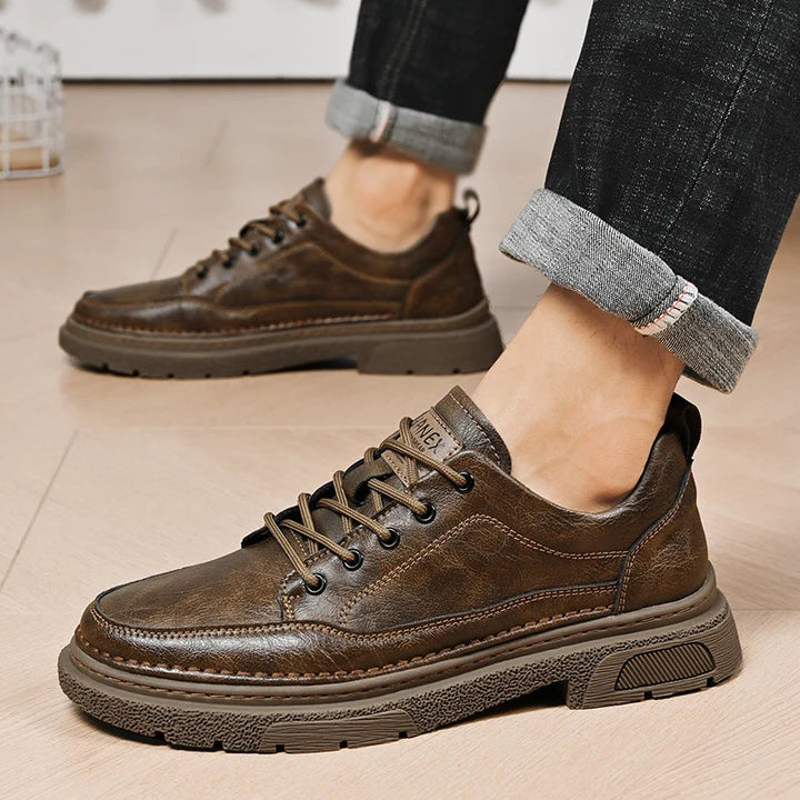 Marret Leather Sneakers - versatile shoes - Brondals - Image 8