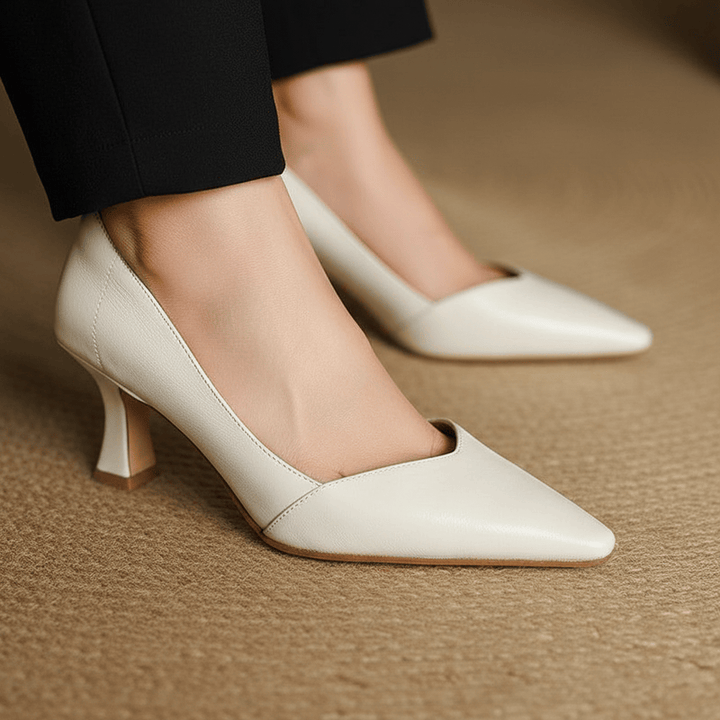 Veyra Genuine Leather Heels