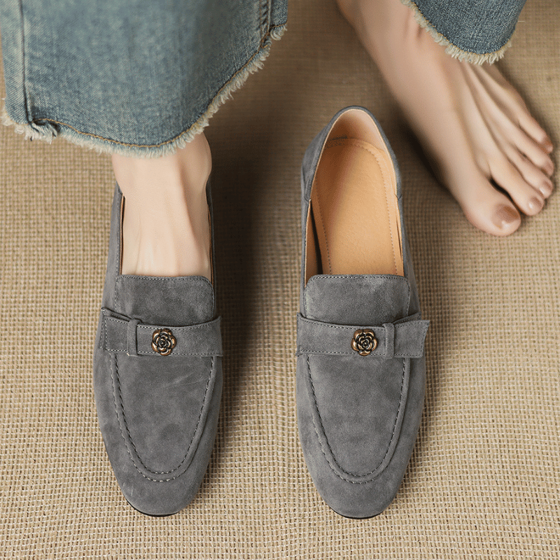 Felicity Genuine Suede Loafers