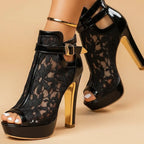 Tacones de encaje Elysira