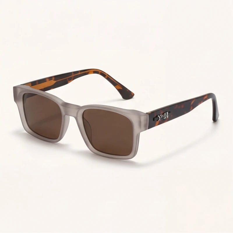 Havana Shift Polarized Sunglasses - Silver Leopard - Sunglasses - Brondals - Image 1