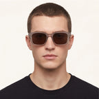 Havana Shift Polarized Sunglasses - Silver Leopard - lightweight frame - Brondals - Image 7