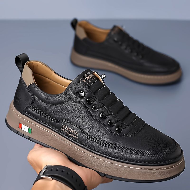 Marconte Genuine Leather Sneakers - mens casual shoes - Brondals - Image 21