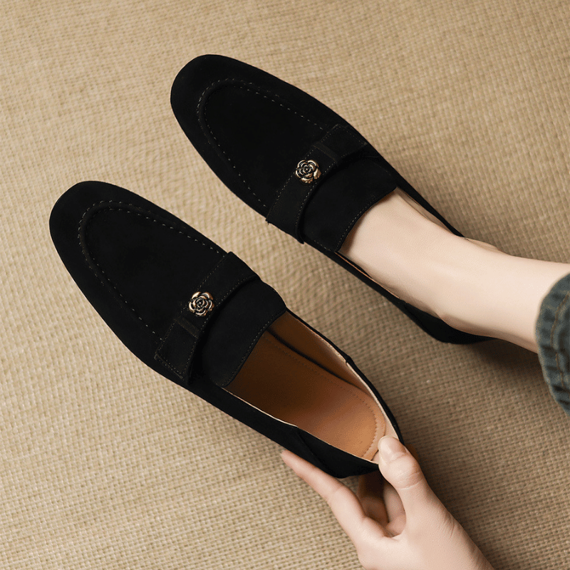 Mocasines de gamuza genuina Felicity