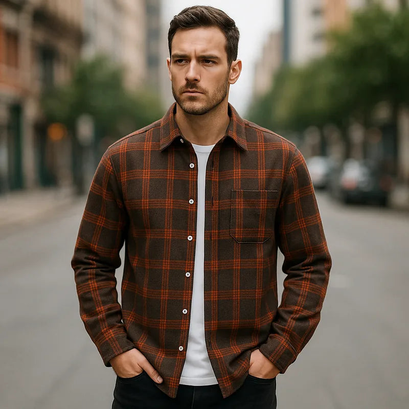 Camisa de franela a cuadros Stonehaven