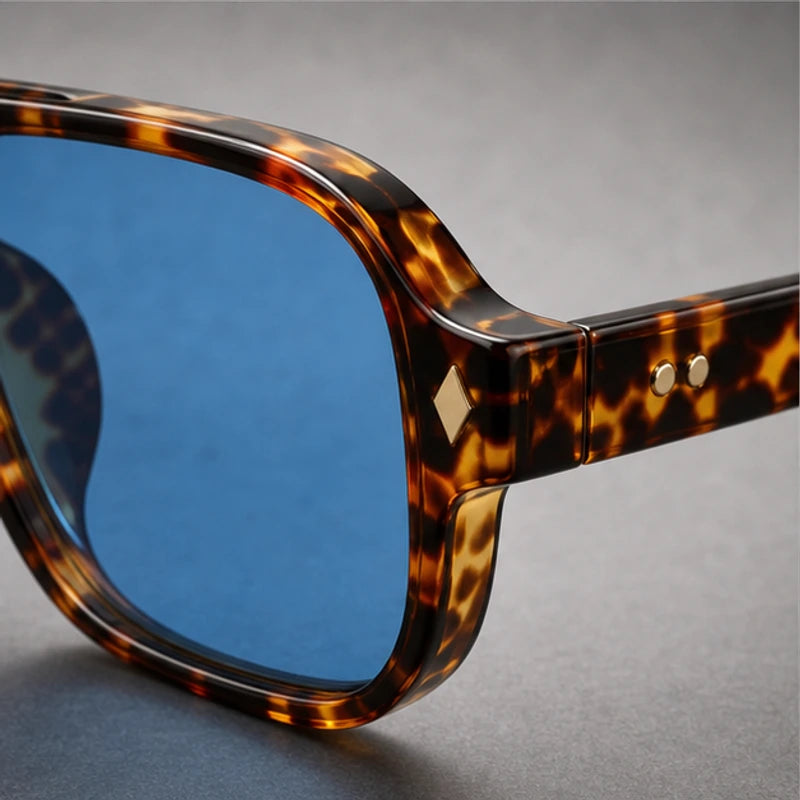 Palma Azure Aviator Sunglasses - Azure Havana - sunglasses - Brondals - Image 2